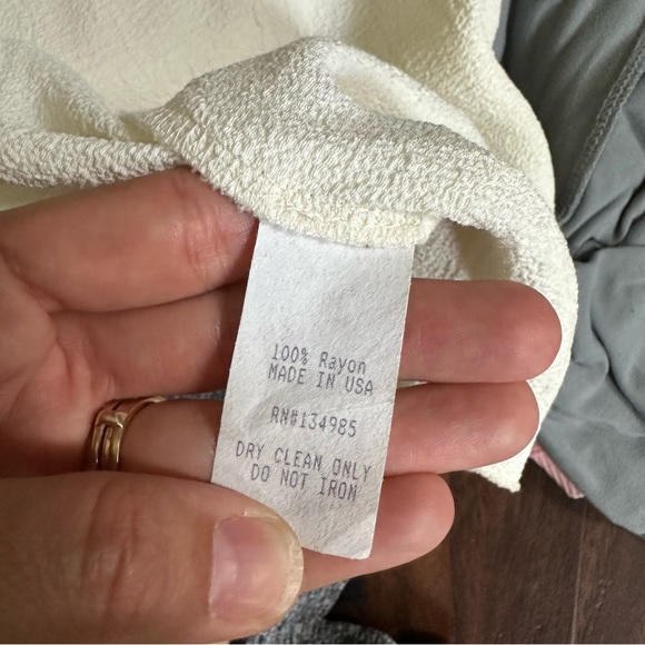 FOR LOVE & LEMONS Black White Open Draped Back Long Sleeve Top - Picture 8 of 12